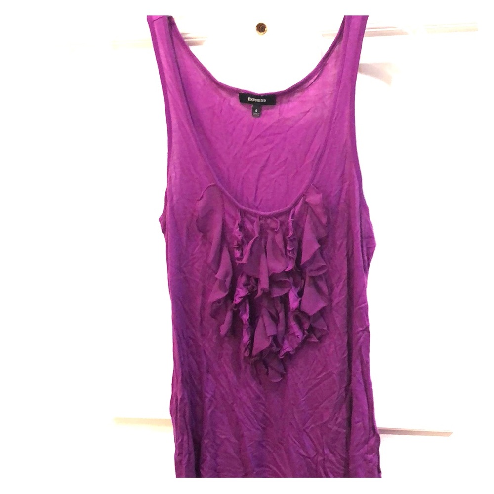 Express ruffle tank